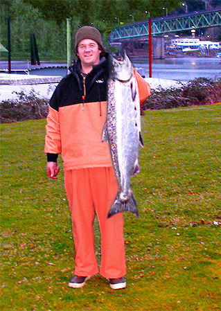 Salmon Caught On Guides Choice Fish Bait
